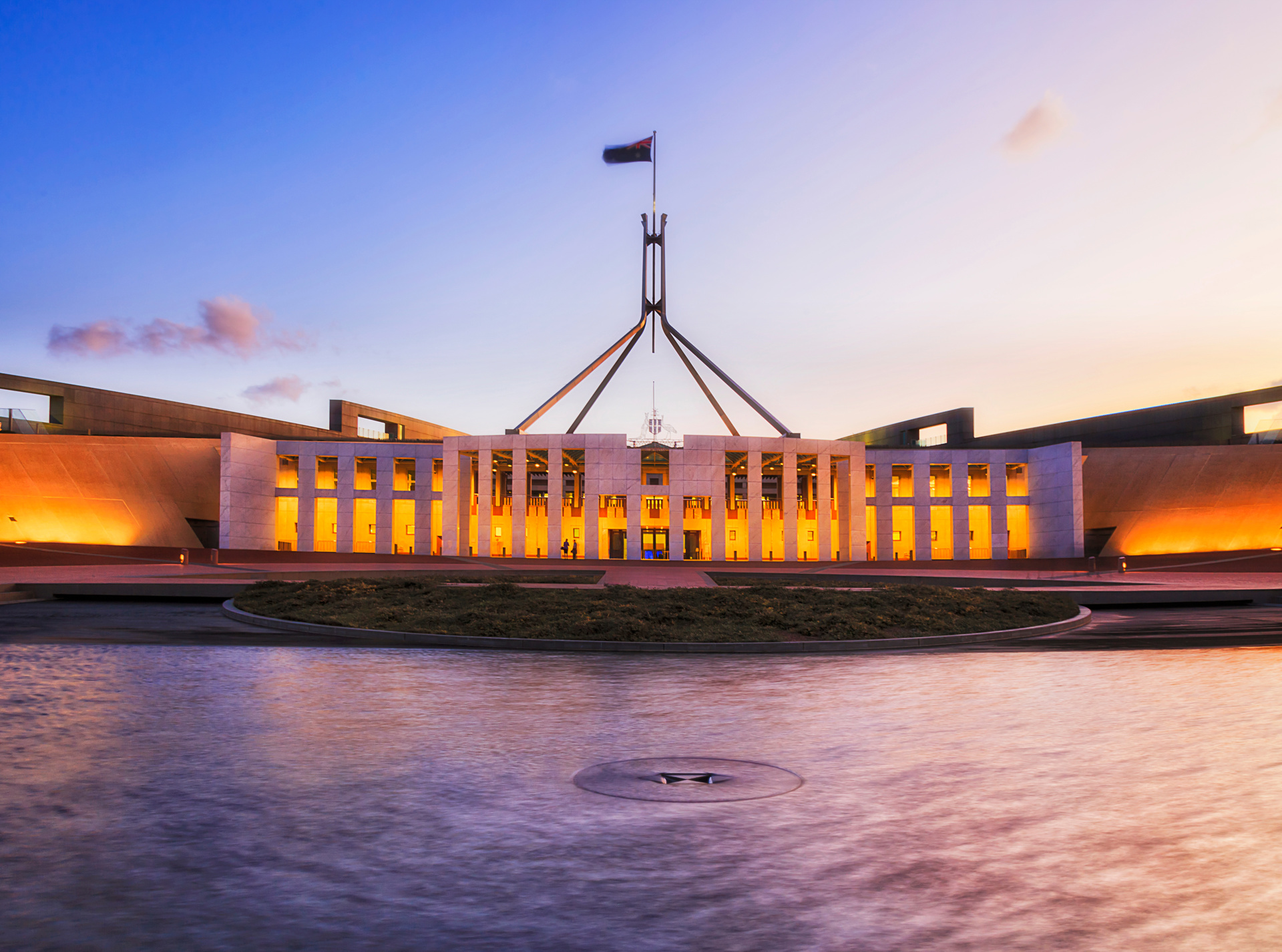 Parliament House in Canberra, Australia. Picture: Taras Vyshnya/Adobe Stock