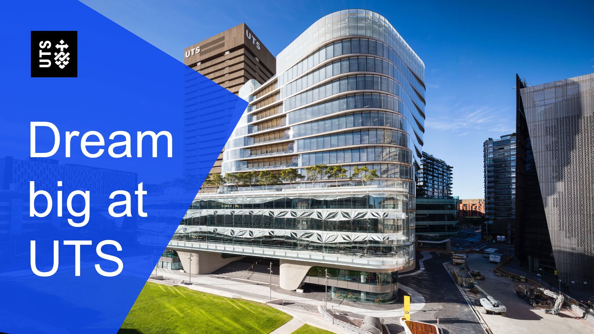 A video thumbnail for video promoting UTS to future students.